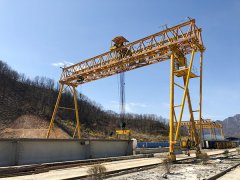 5-40吨桁架式龙门吊施工现场